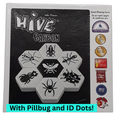 Hive Carbon with Pillbug Expansion and ID Dots
