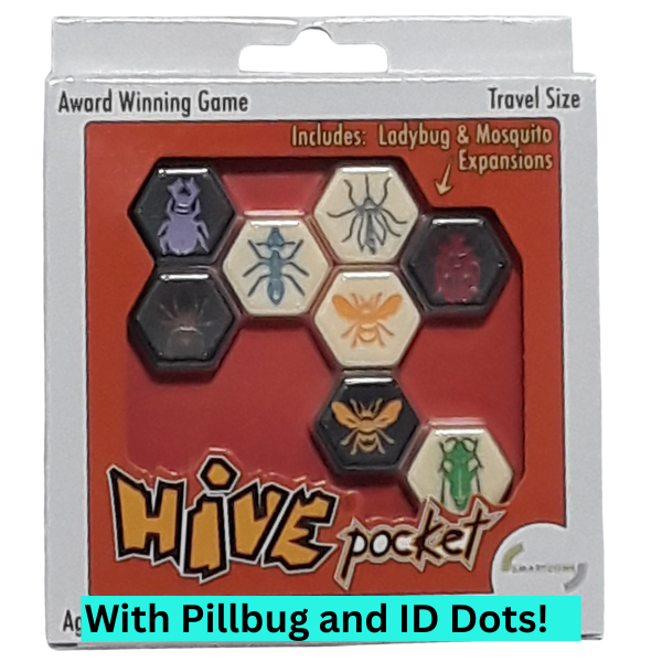 Hive Pocket with Pillbug Expansion and ID dots