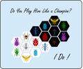 Do You Play Hive Like a Champion? I Do! - mouse pad